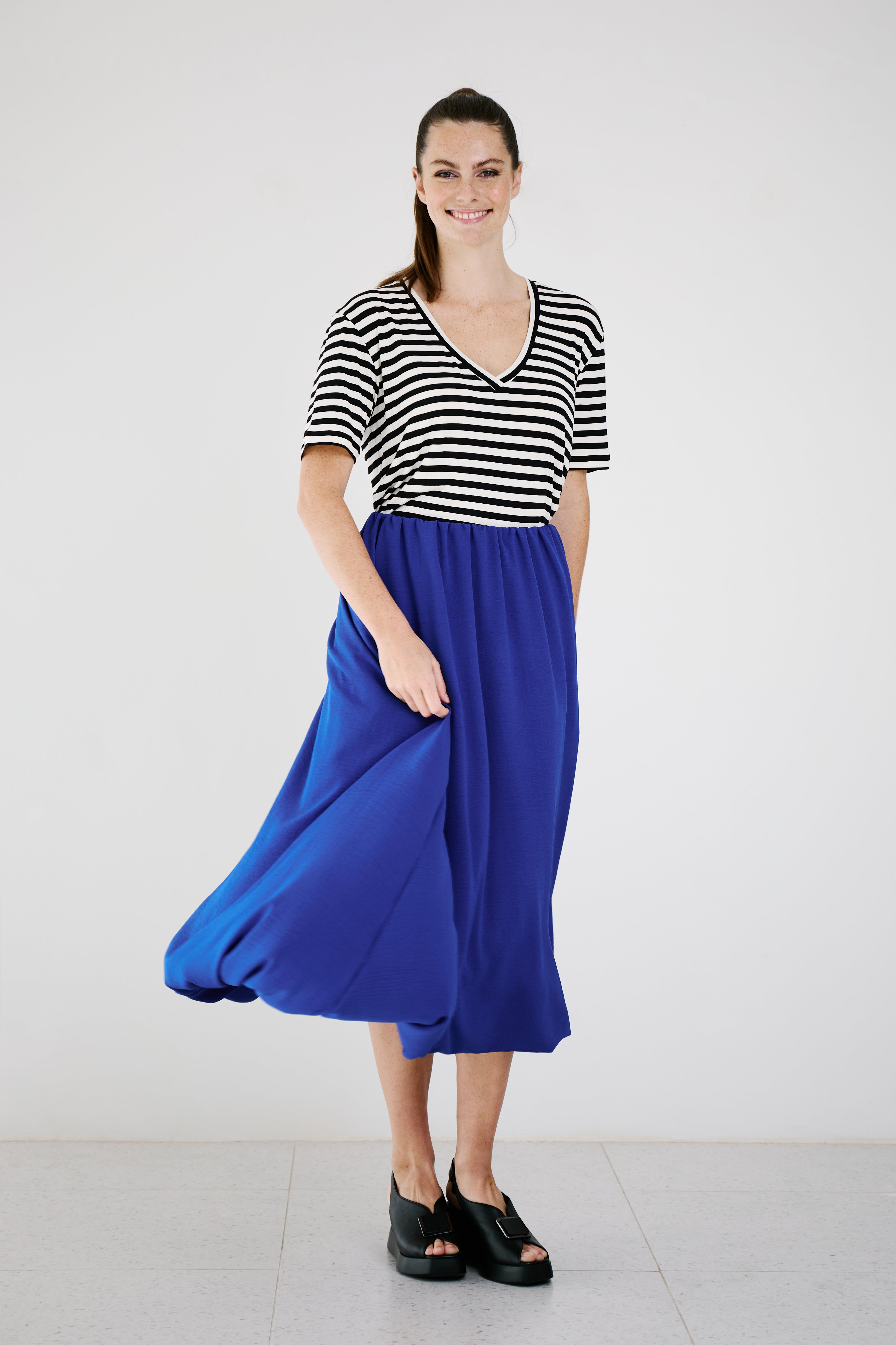 Bubble Skirt Cobalt