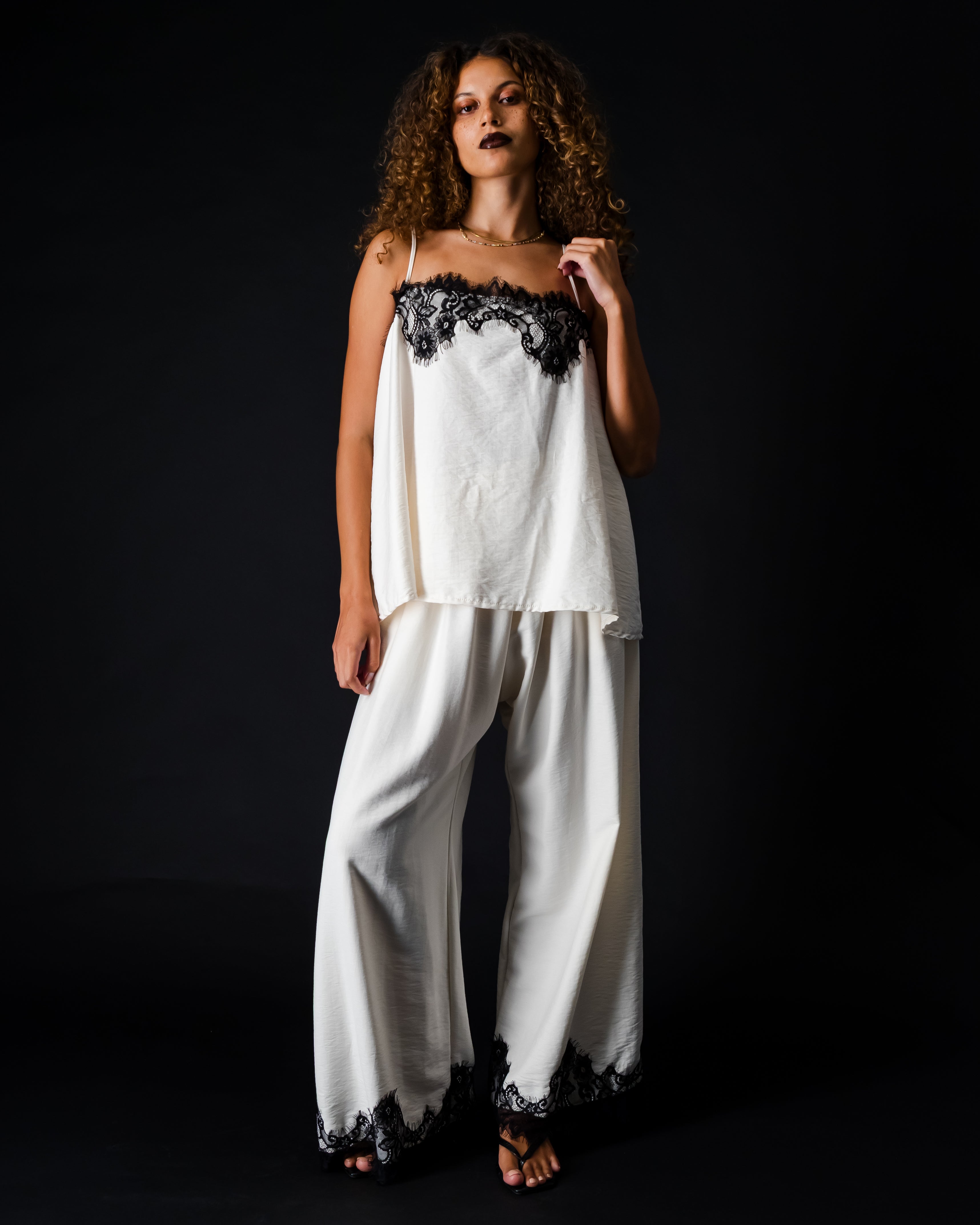 Hannah Wide Leg Lace