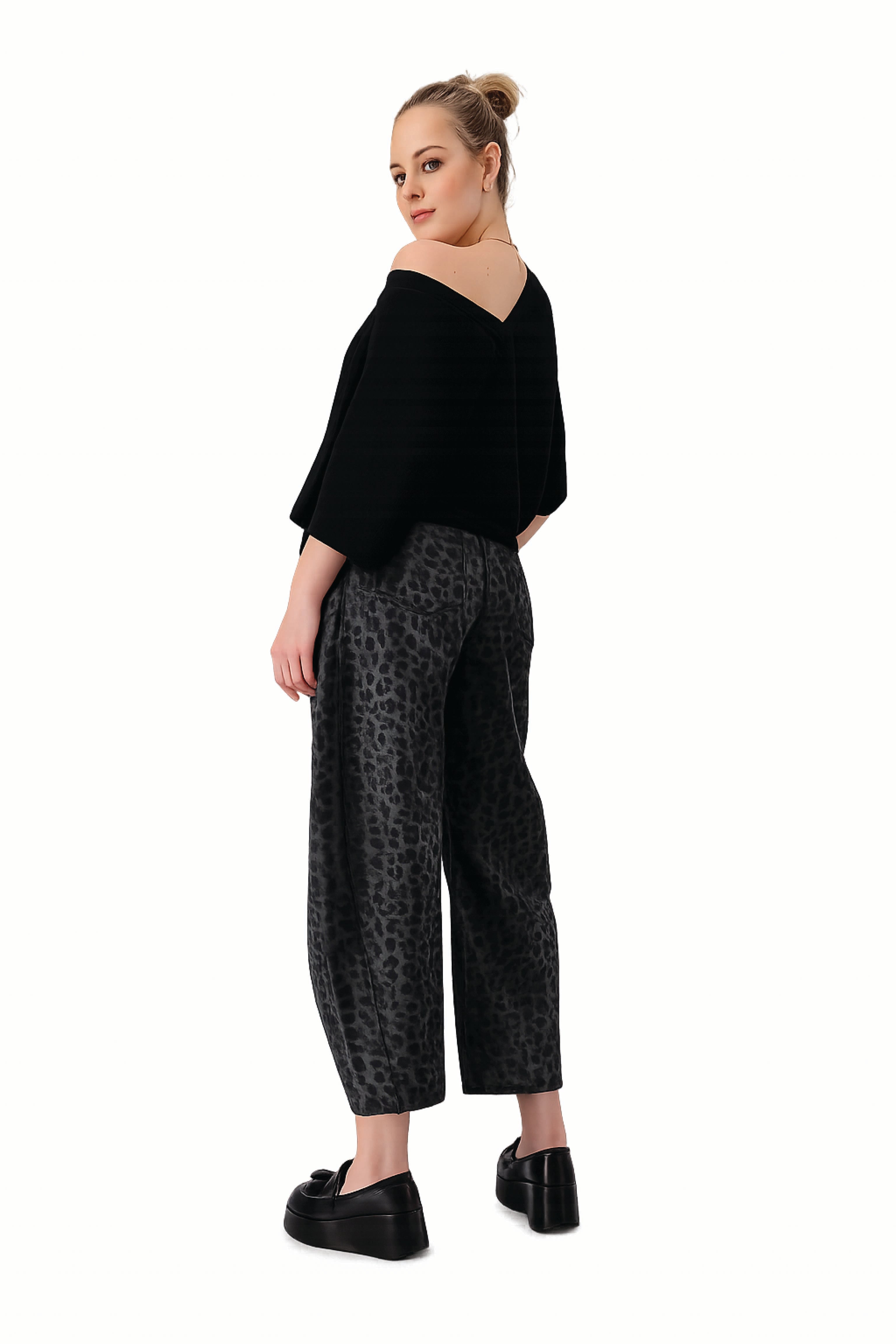 Redford Leopard Denim