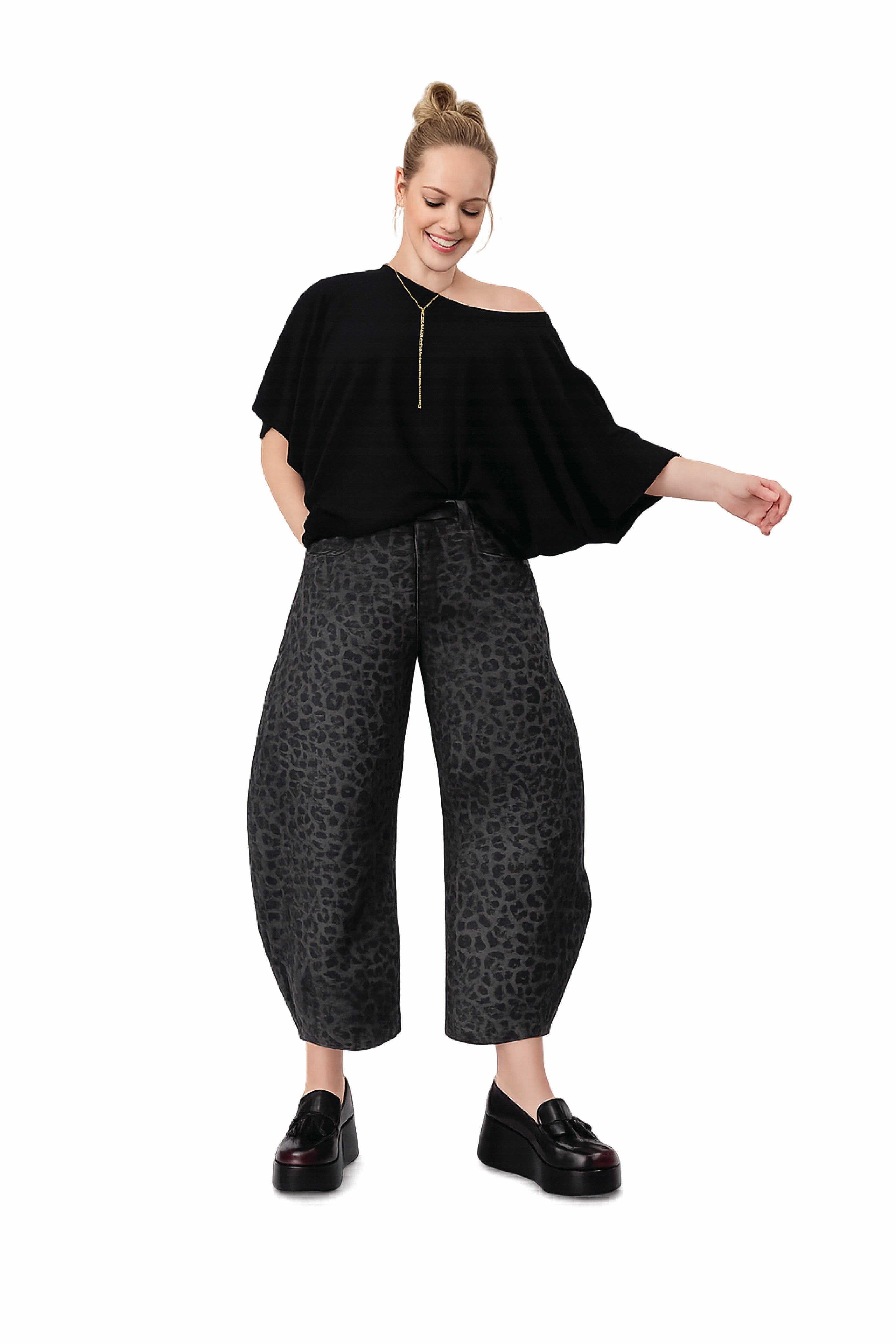 Redford Leopard Denim