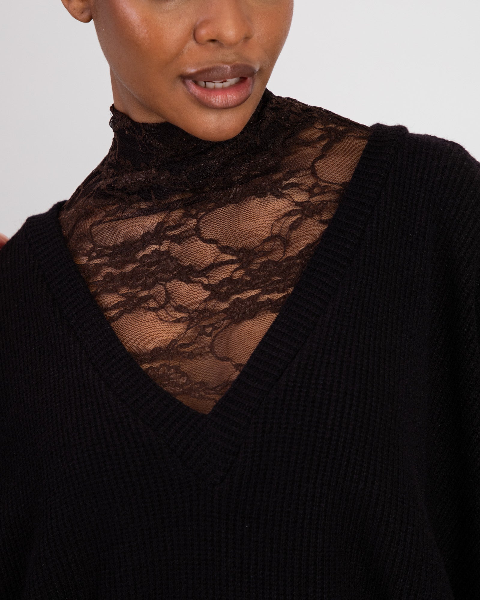 Lace Essential Poloneck