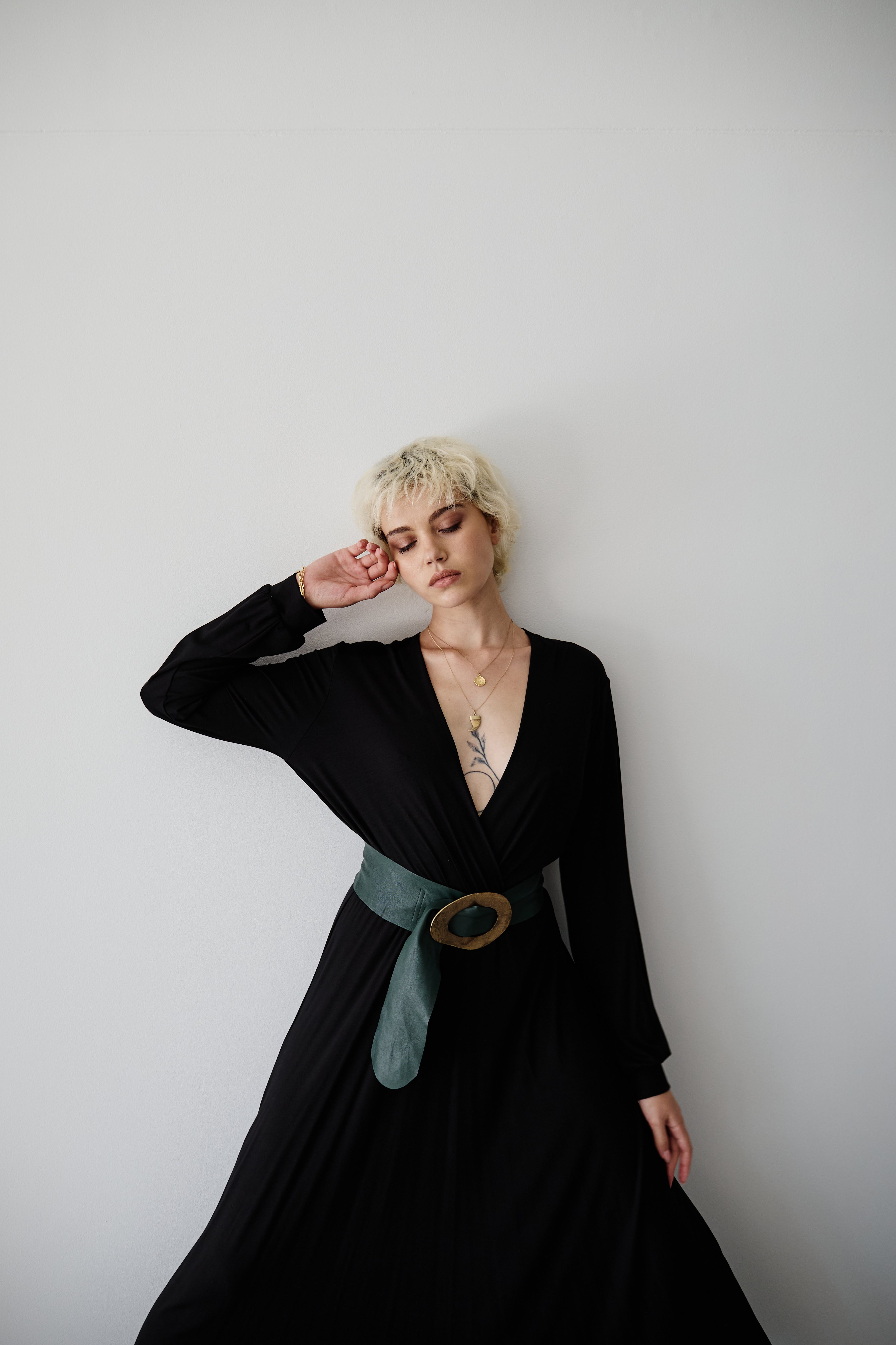 Wendy Wrap Dress Black