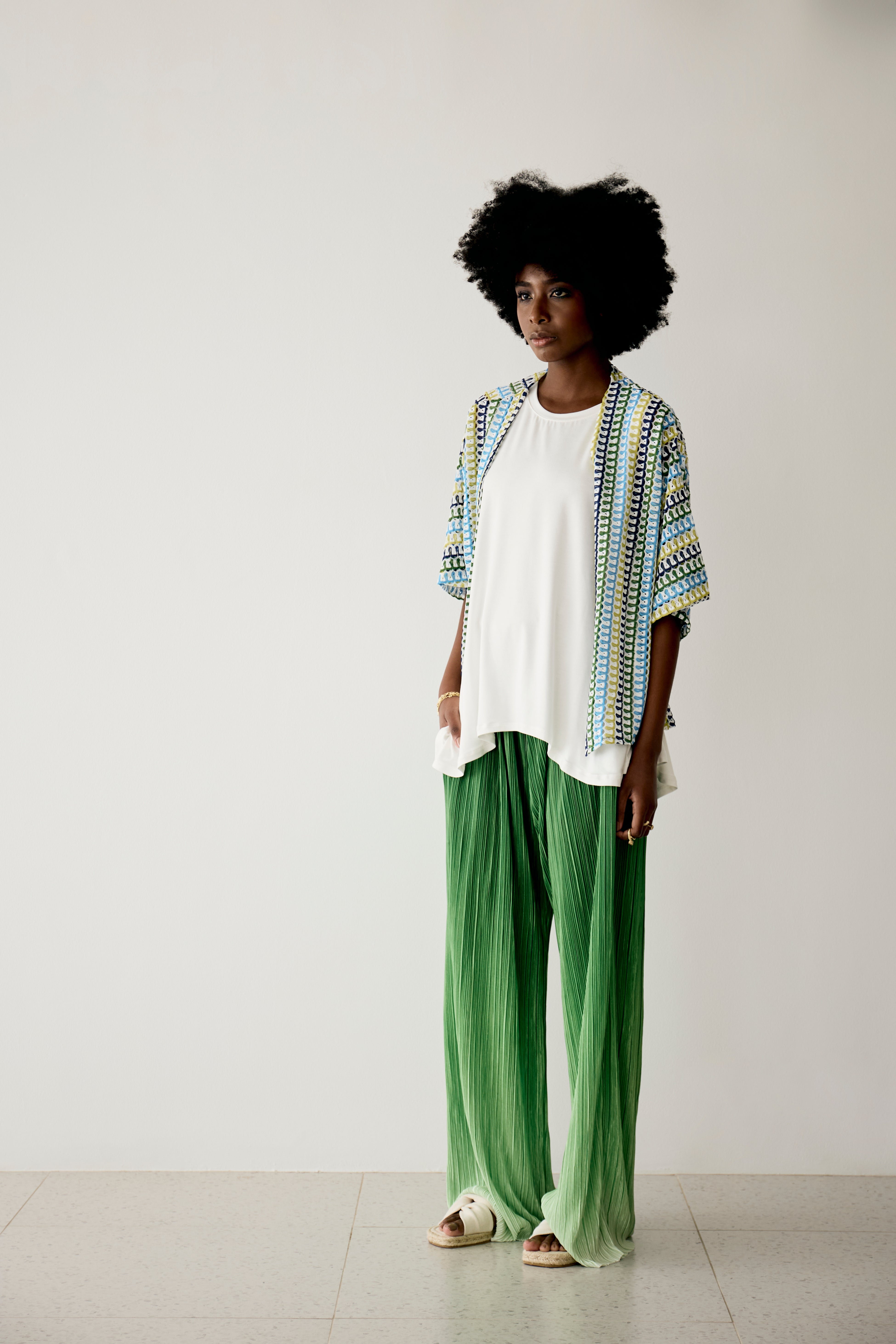 Crochet Short Kimono