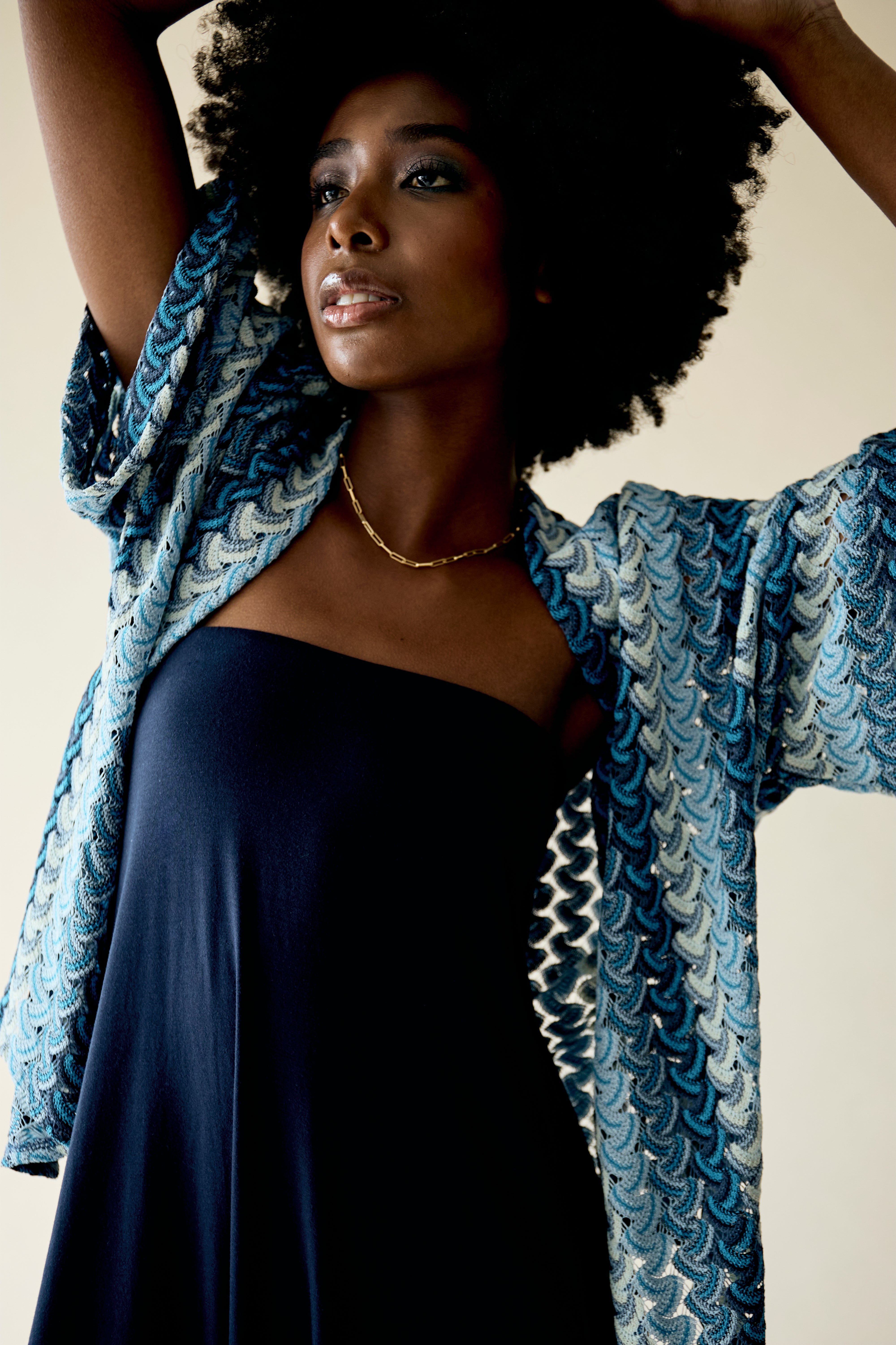 Crochet Short Kimono