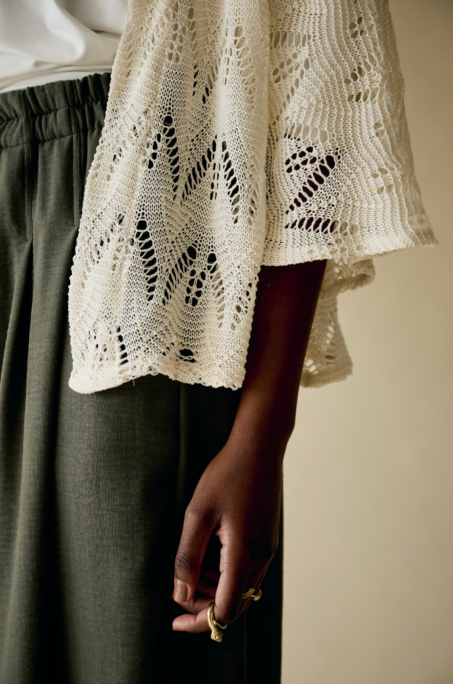 Crochet Short Kimono