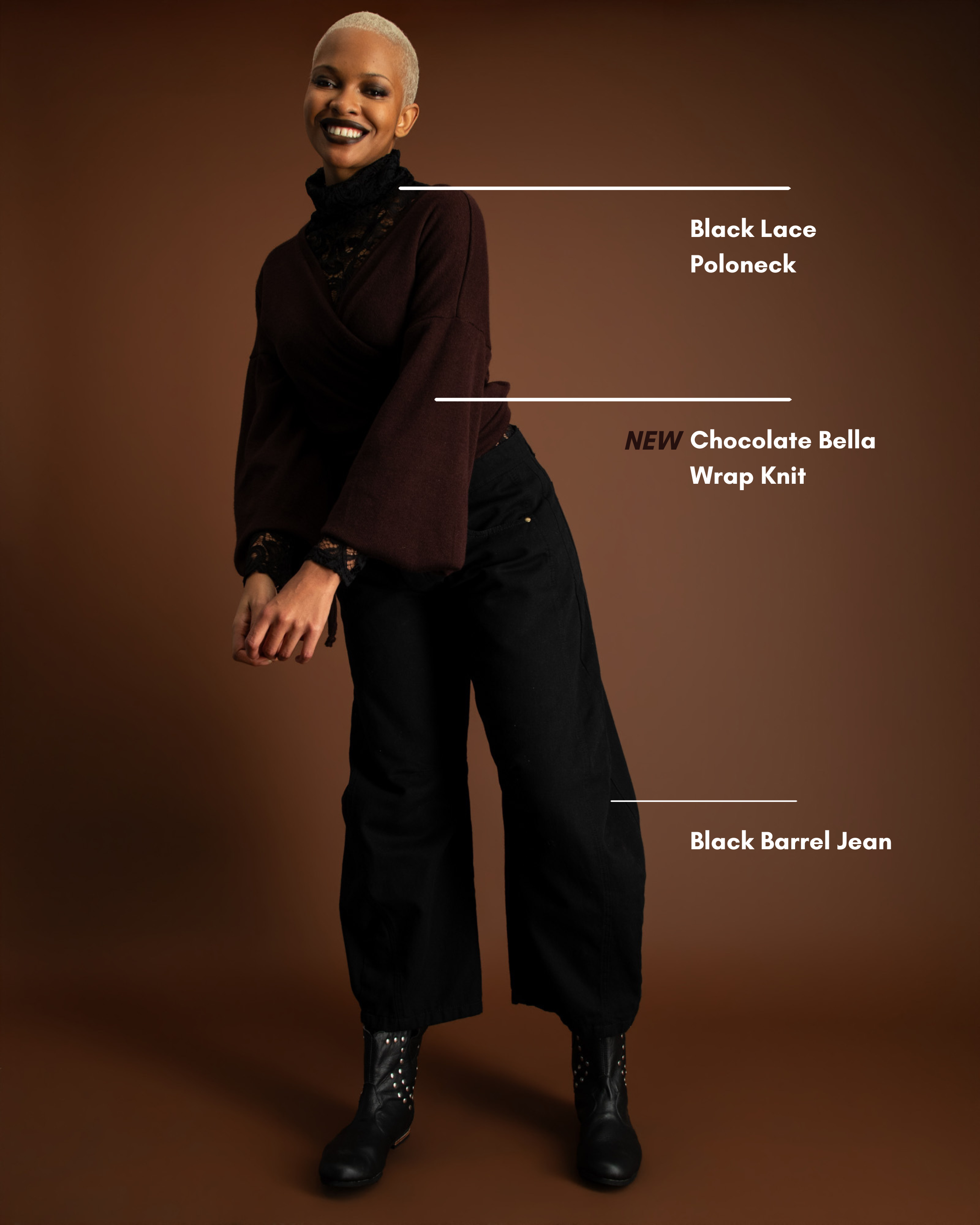 Rib Ruby V Neck