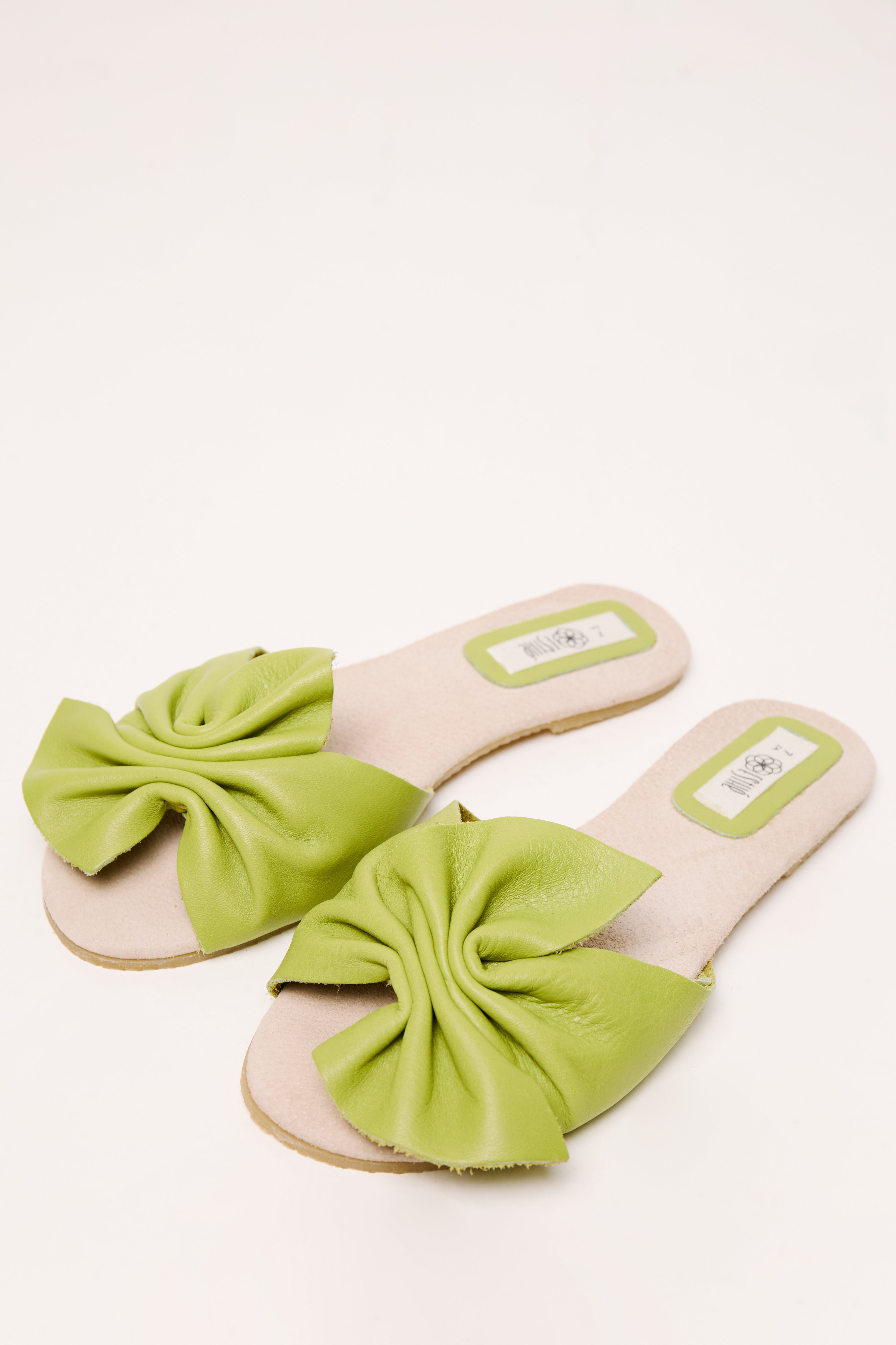 Bow Slip On Lime