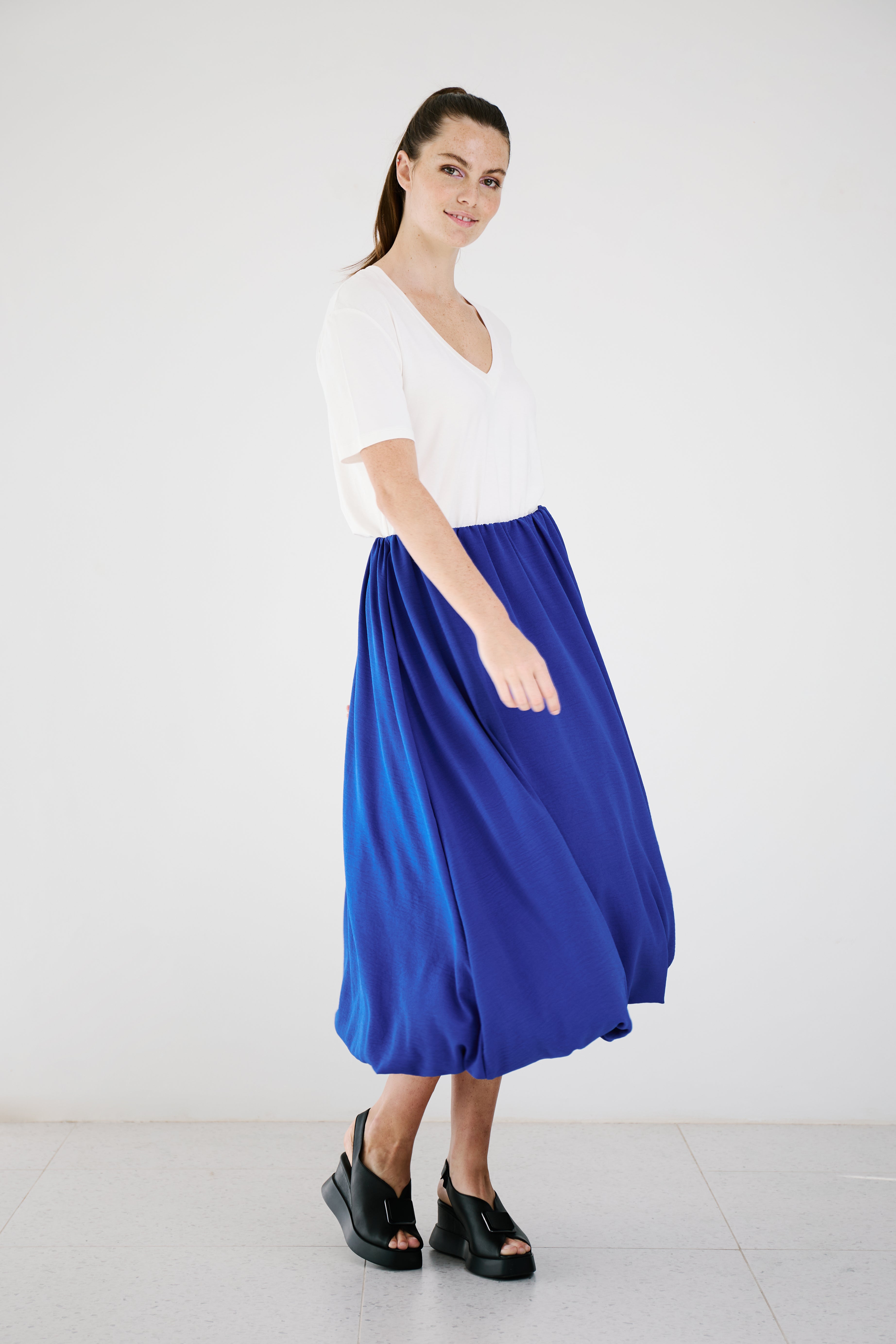 Bubble Skirt Cobalt