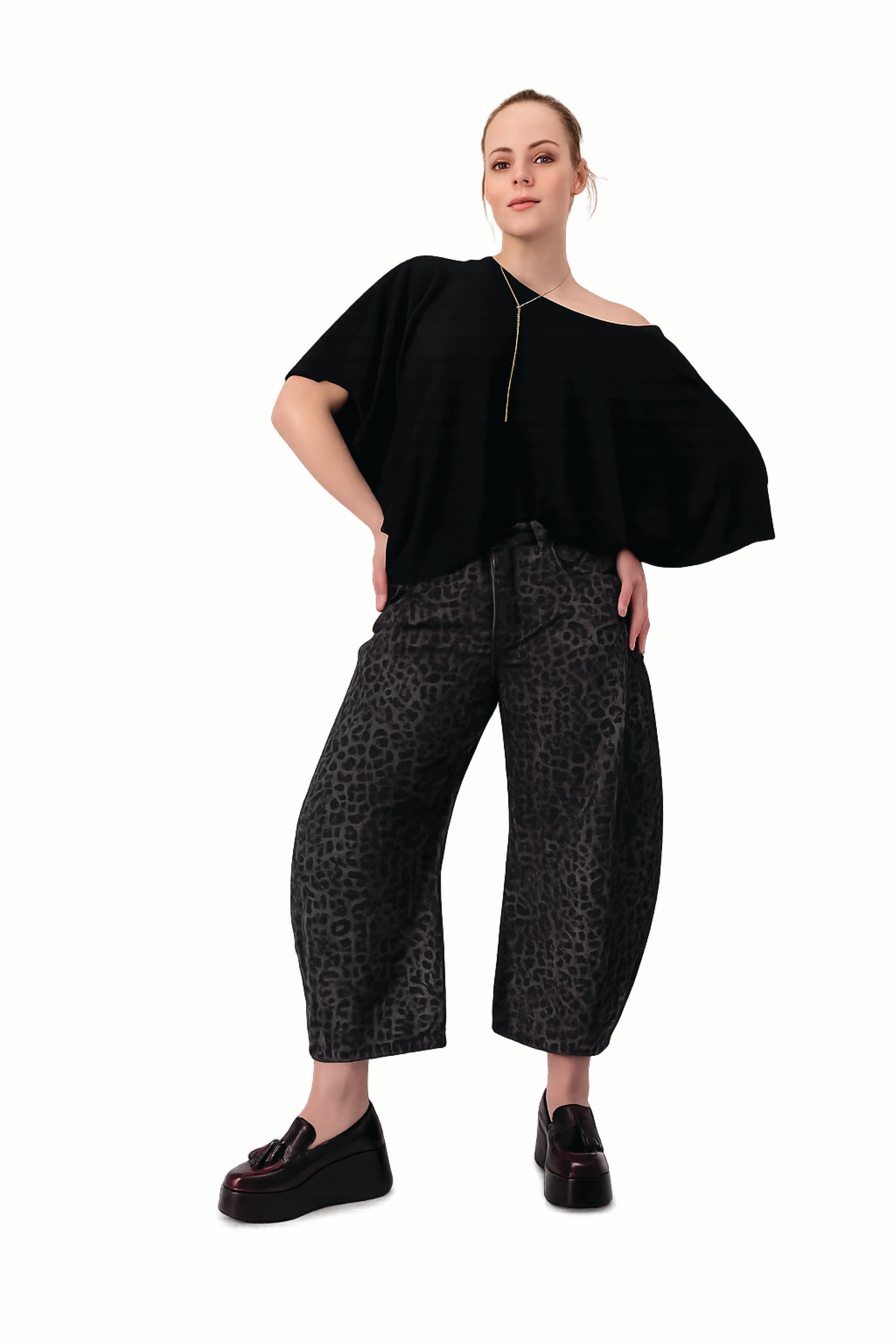 Redford Leopard Denim