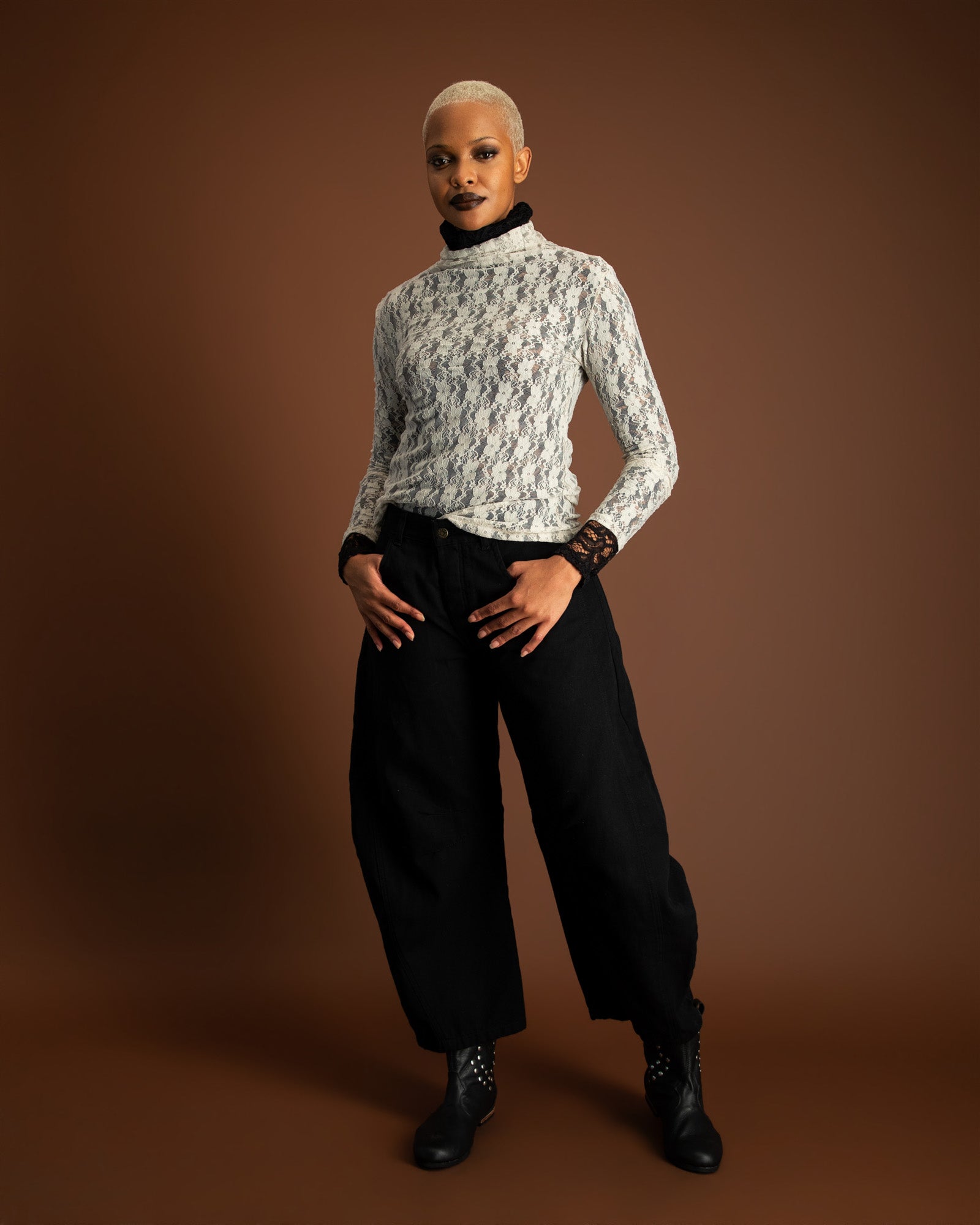 Lace Essential Poloneck