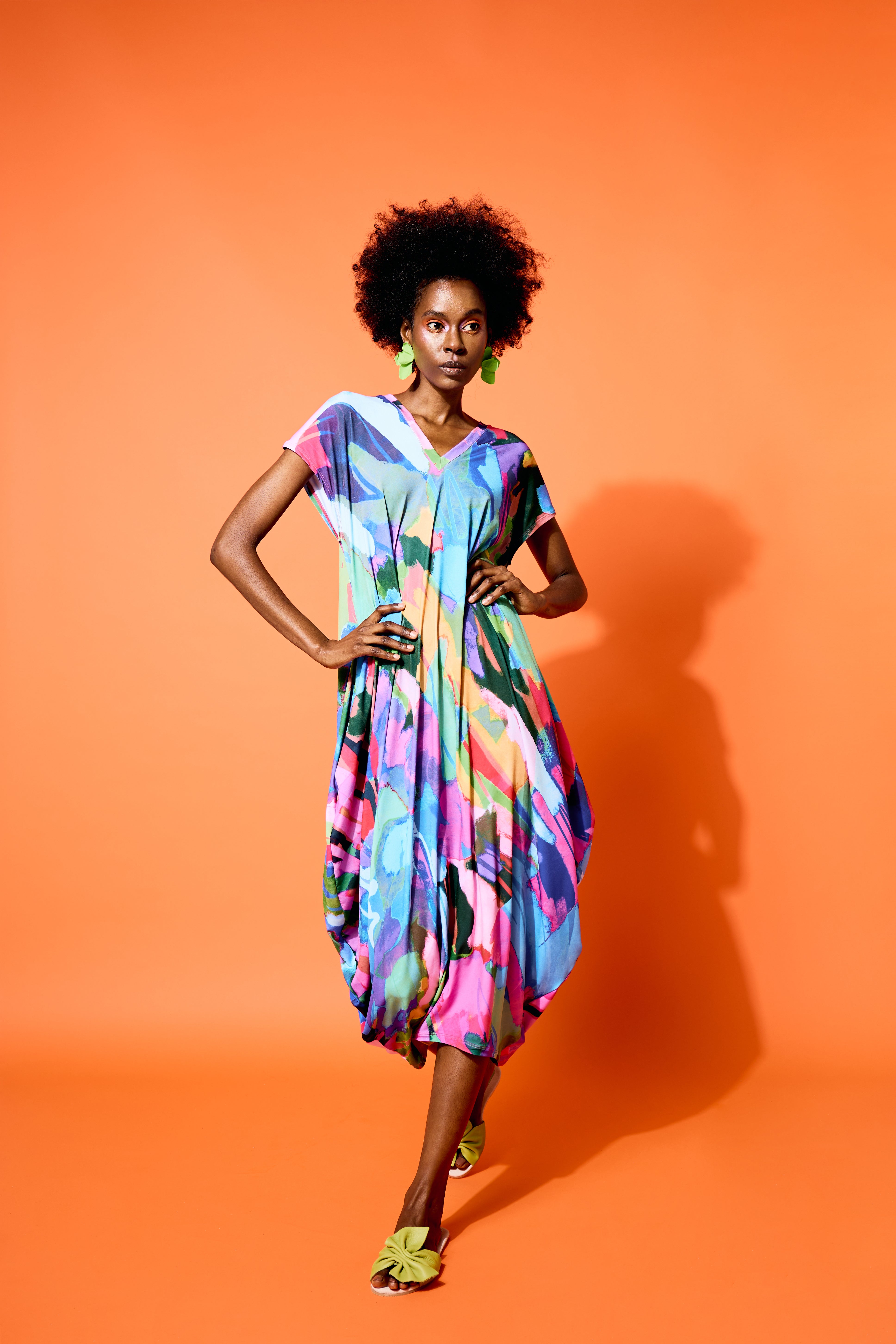 Sarah Dress Abstract