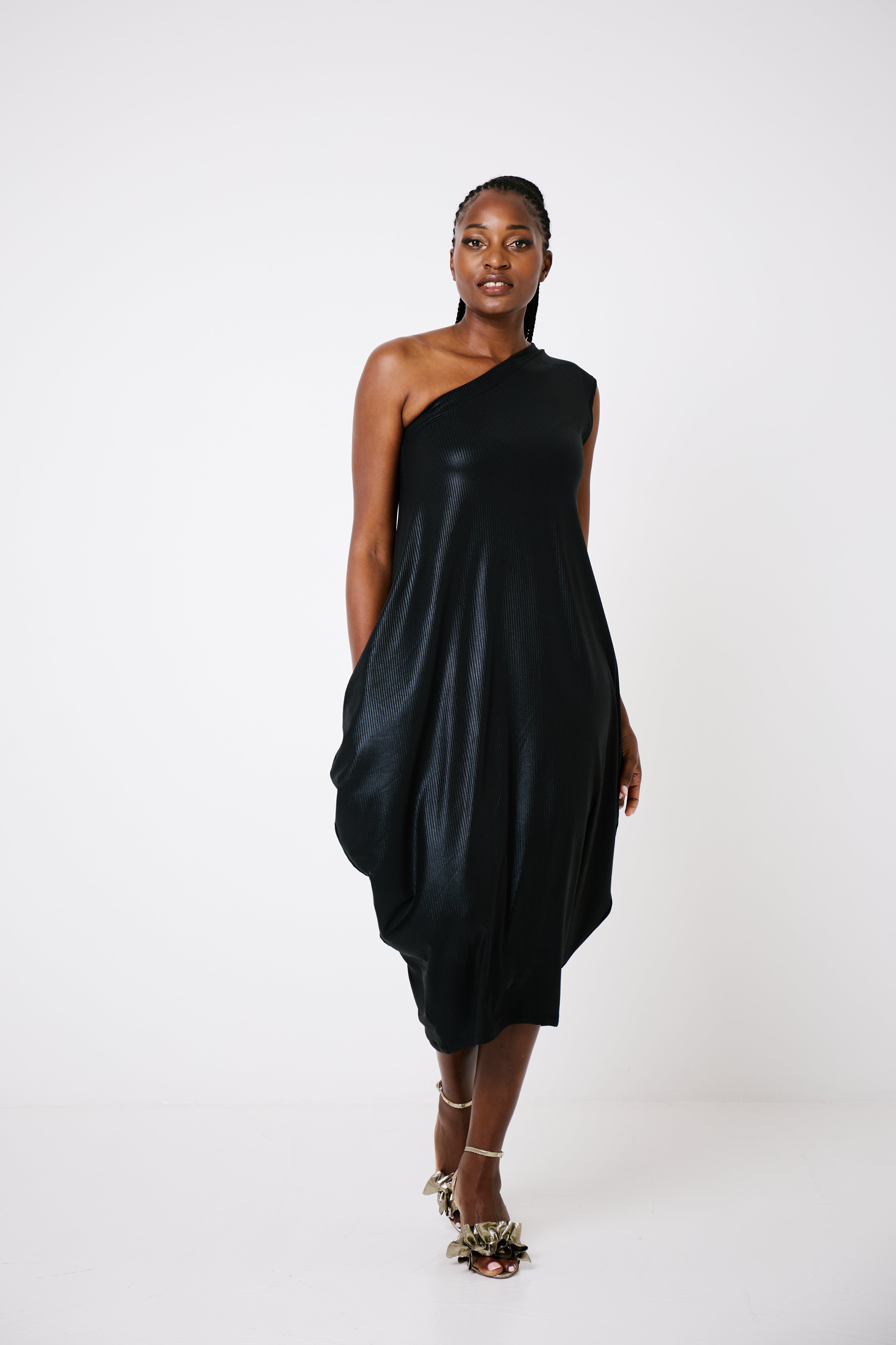 Zara Dress Black Shimmer