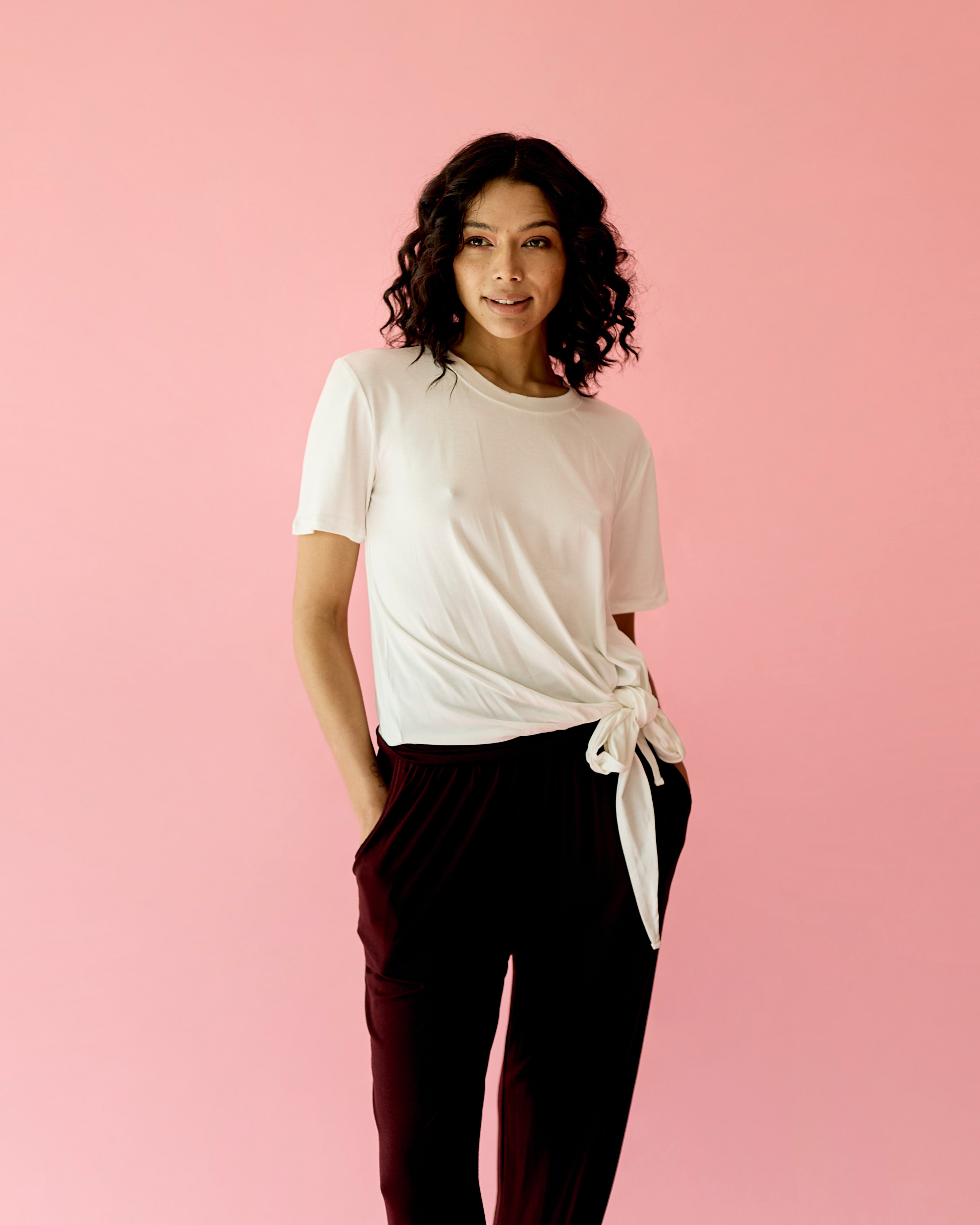 Tie Detail Tee
