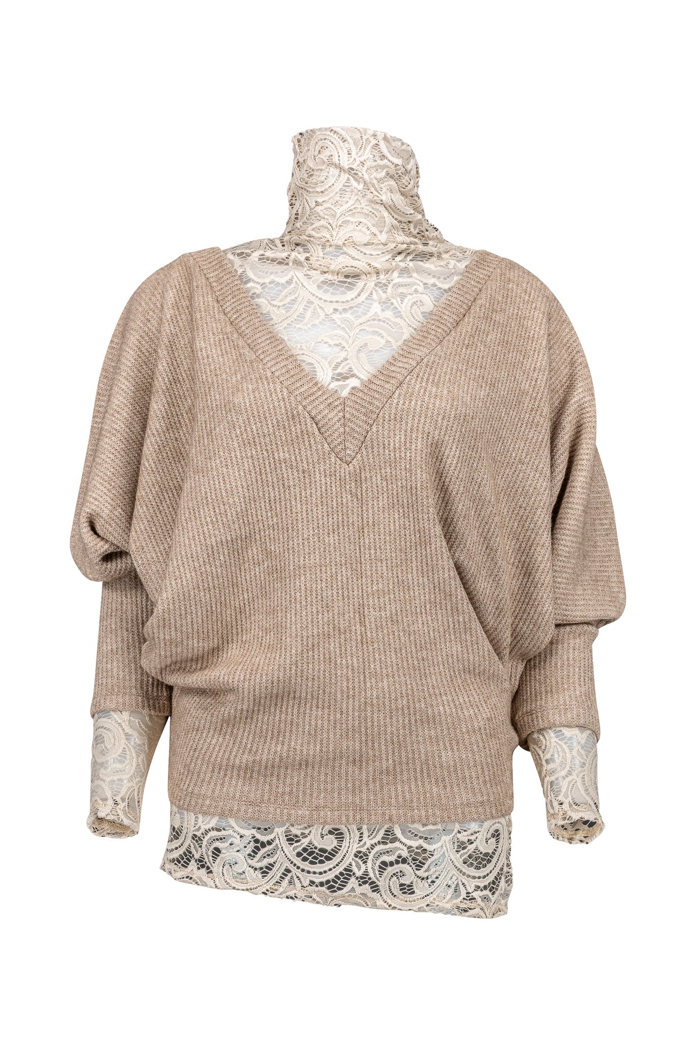 Lace Essential Poloneck