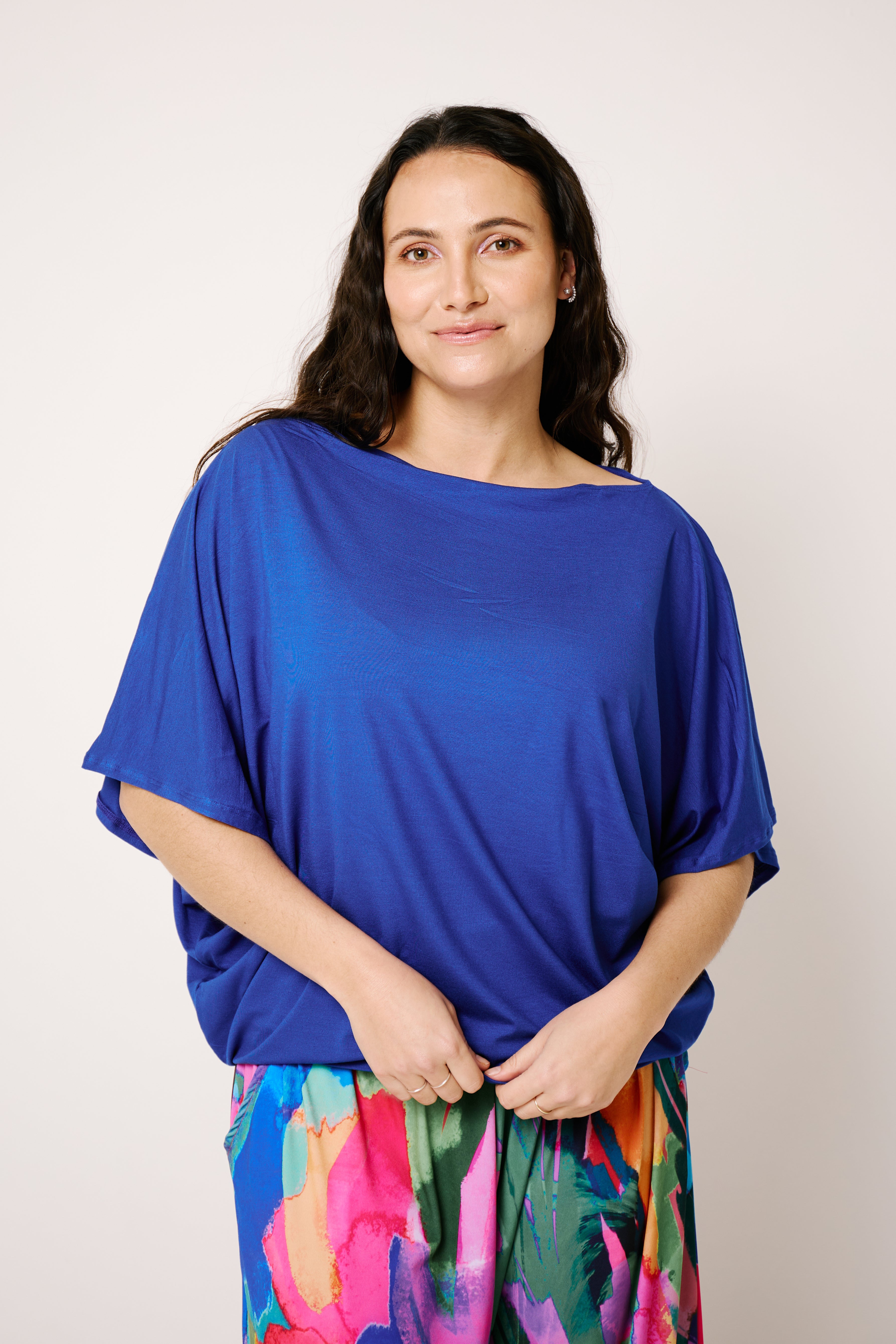 Rosie Top Cobalt