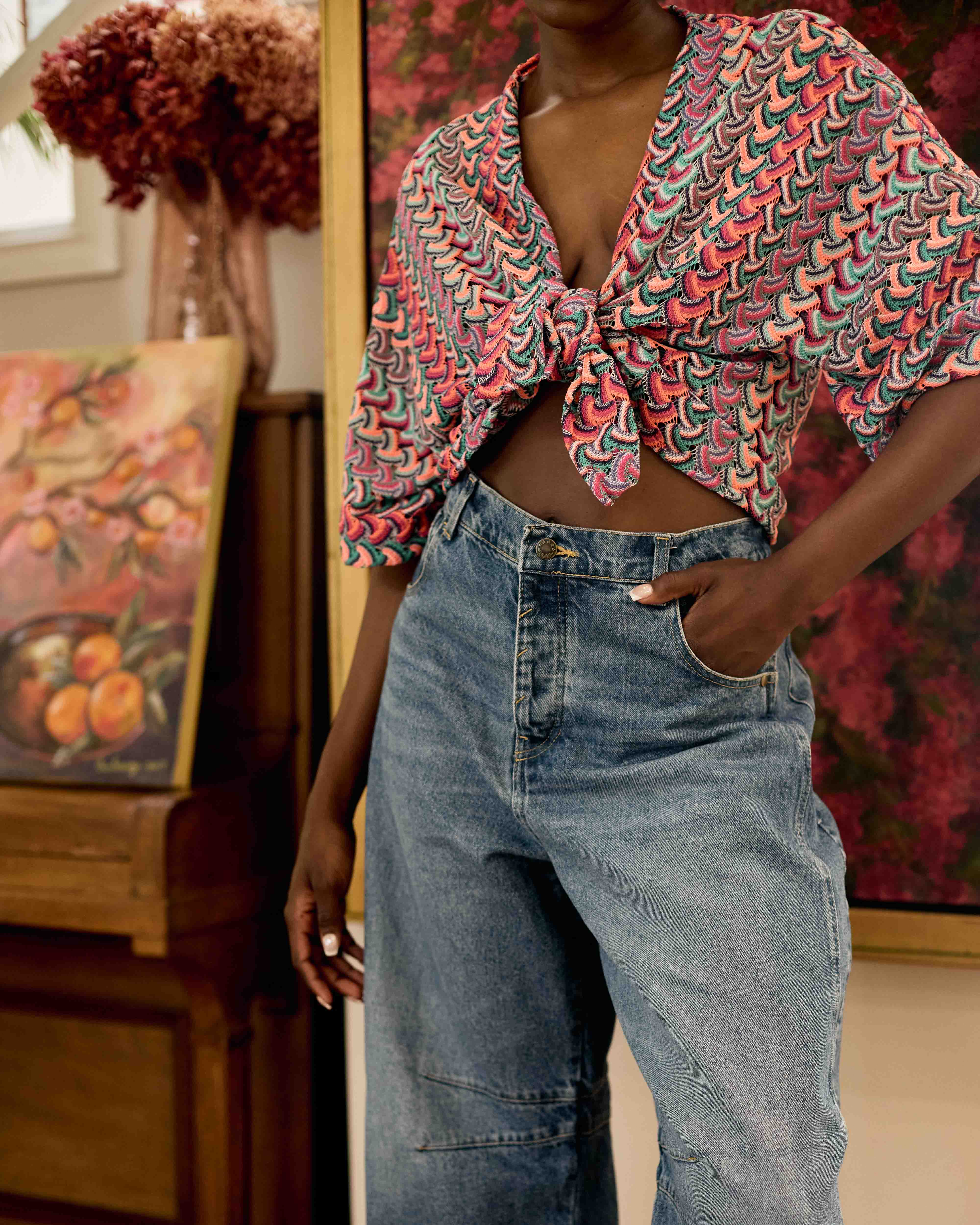 Crochet Short Kimono