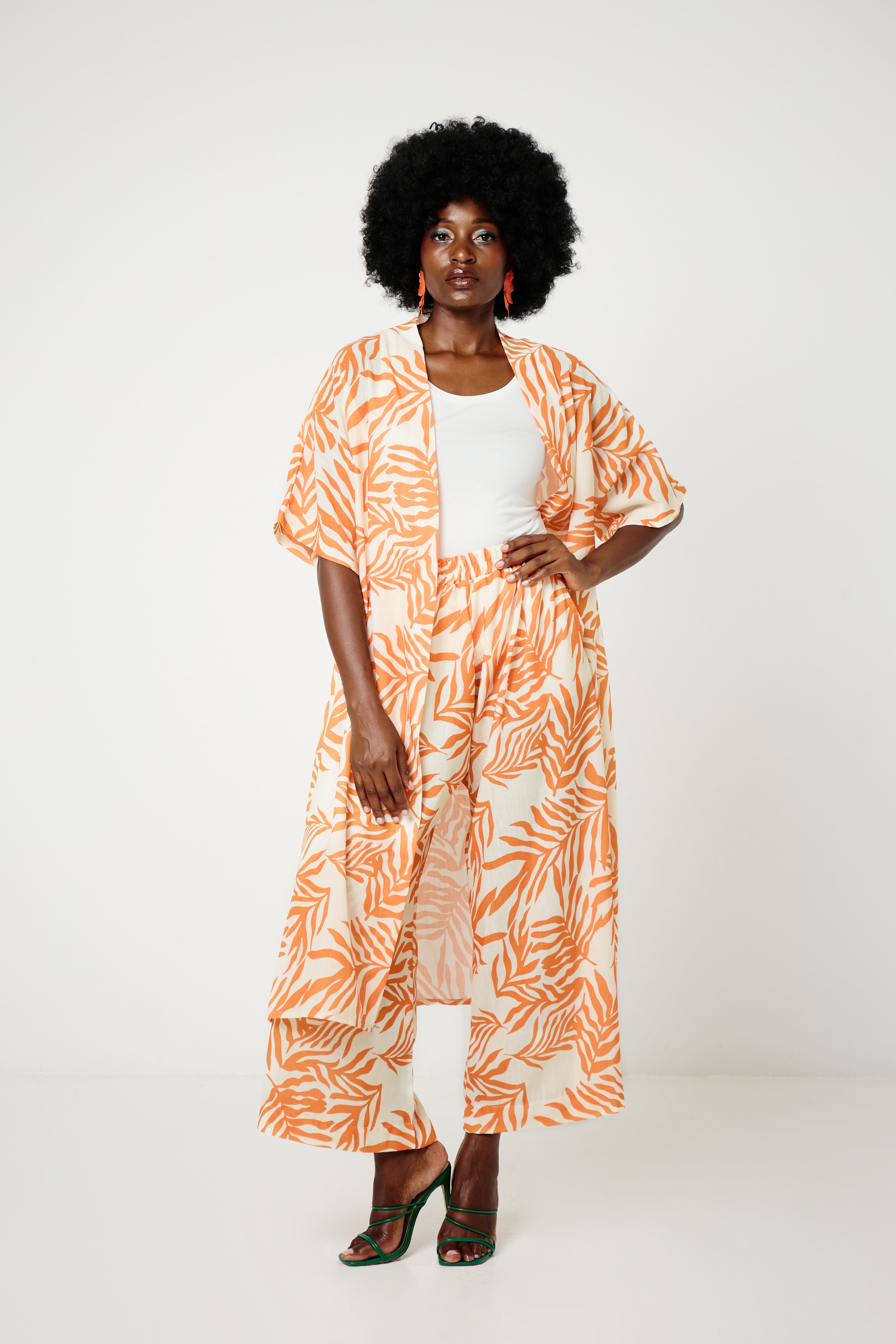 Hannah Wide Leg Sunset Palm