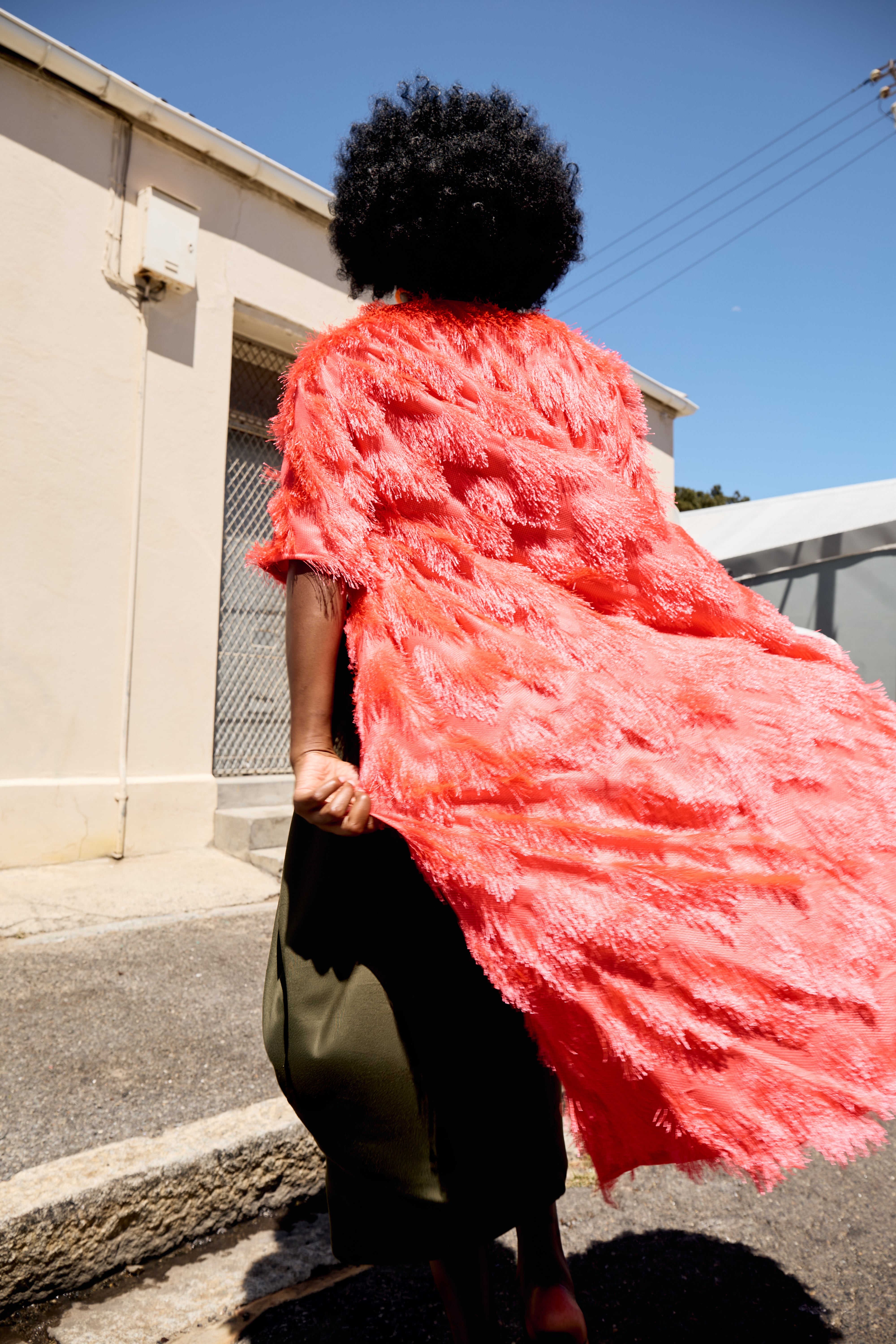 Kimono Pink Fringe