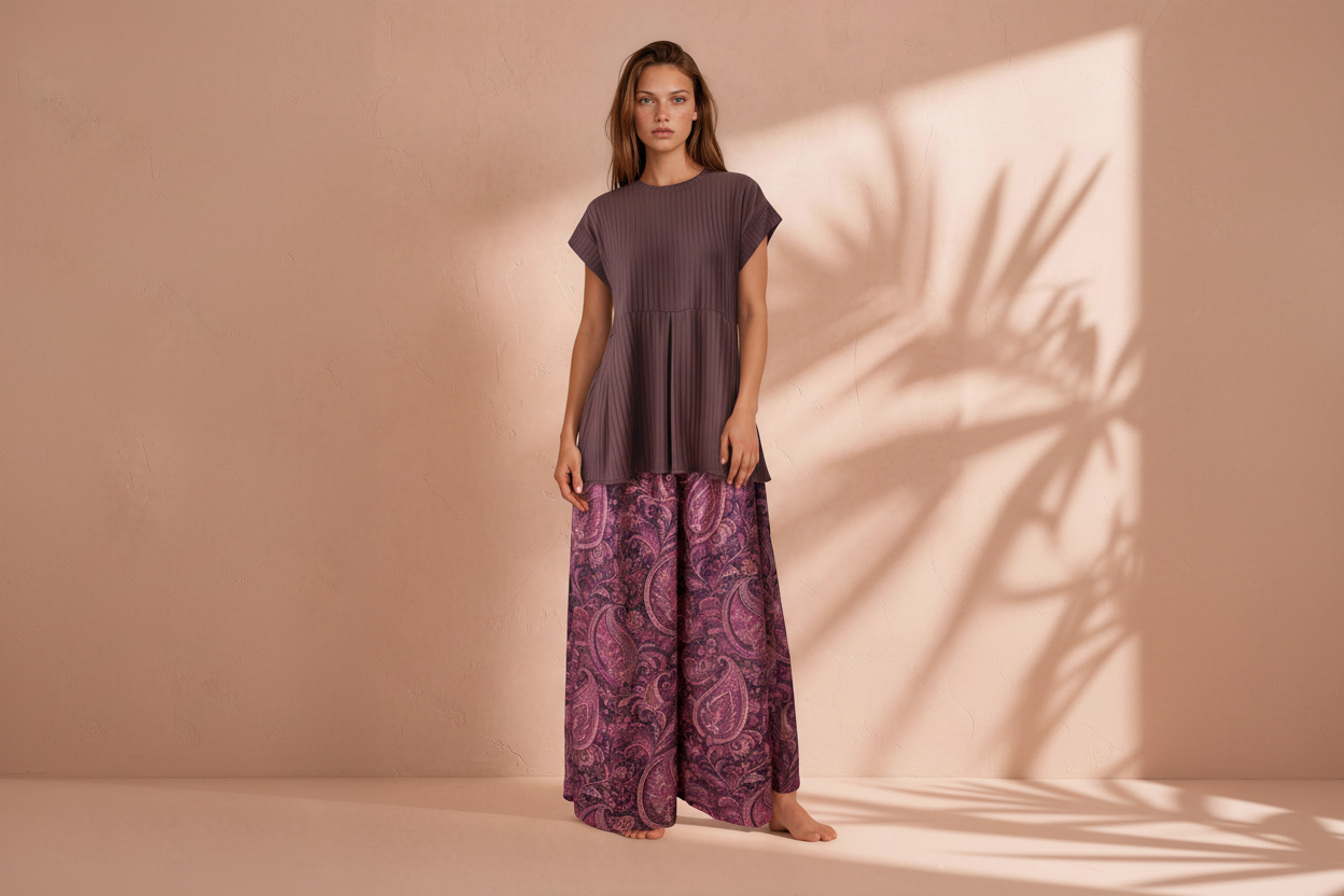 Hayley wide leg Paisley