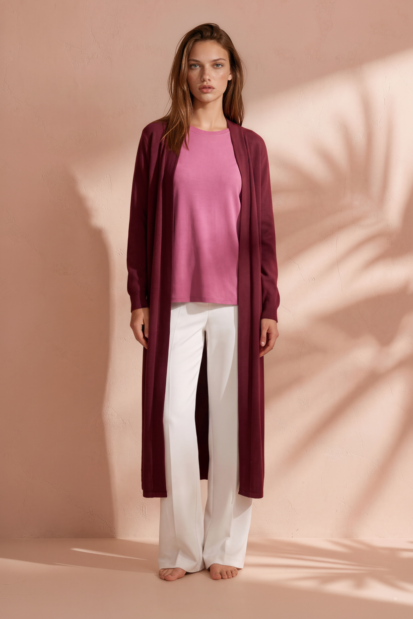 Boyfriend Cardi Plum - Portrait